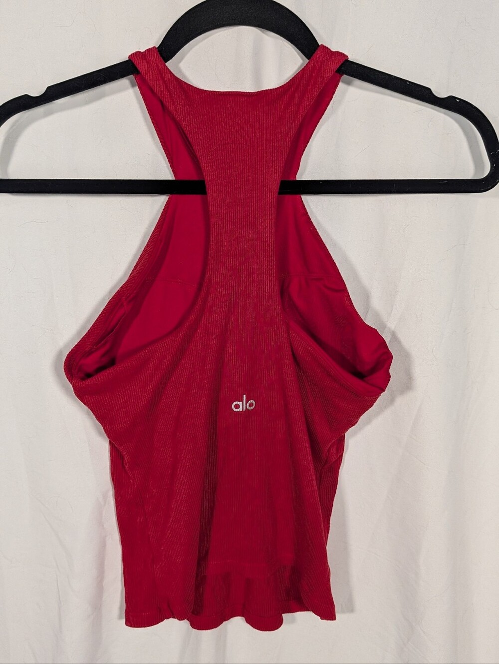 ALO Yoga Red Racerback Tank Top